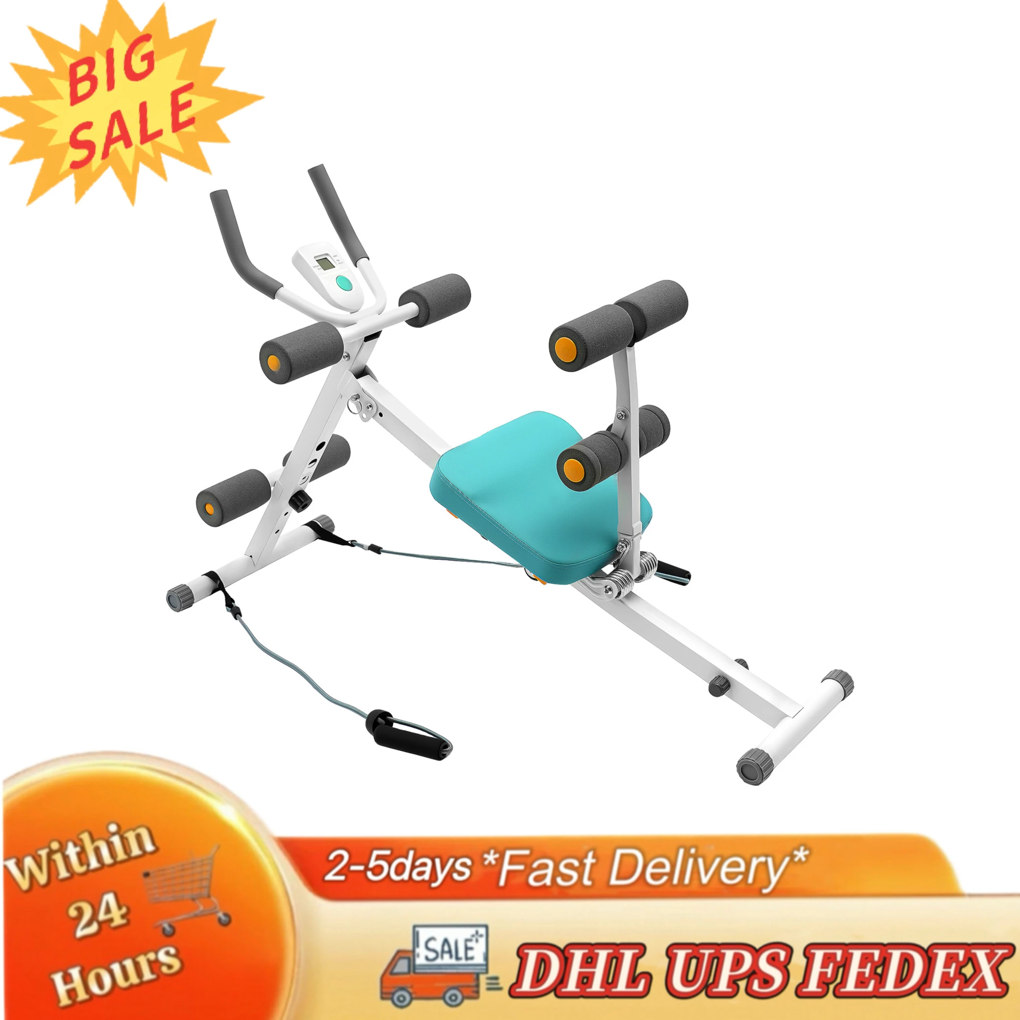 ABS معدات تجريب قابلة للتعديل للمنزل الصالة الرياضية كله الجسم تجريب مدرب خصر للنساء والرجال ، آلة تمارين Abs الأساسية