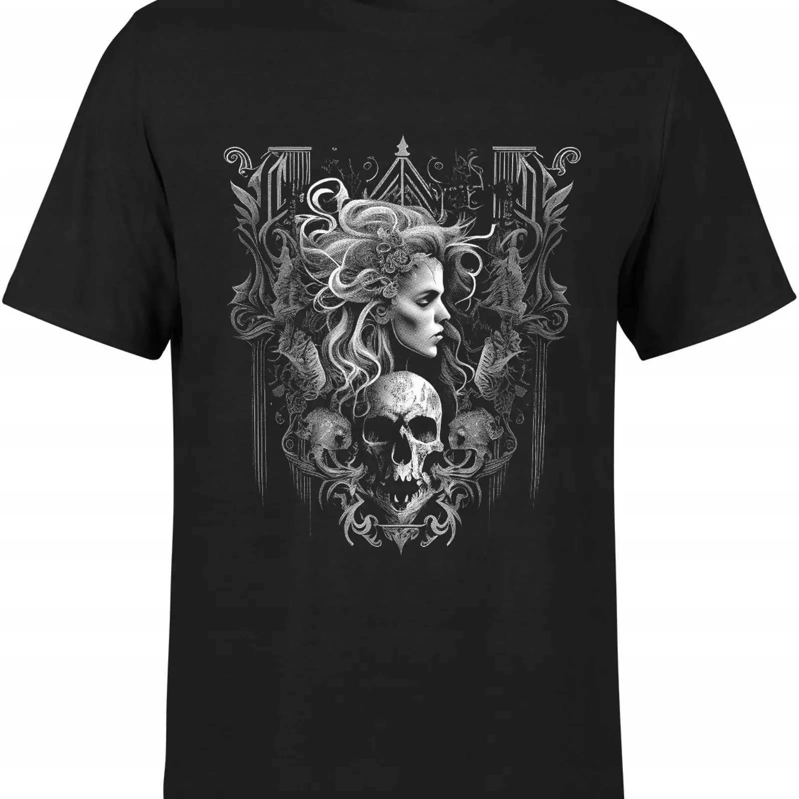 GOTH HERREN T SHIRT GOTHIC GRUNGE HARAJUKU Y2K RS vintage Washed Comfortable Stretched streetwear Slightly graphic