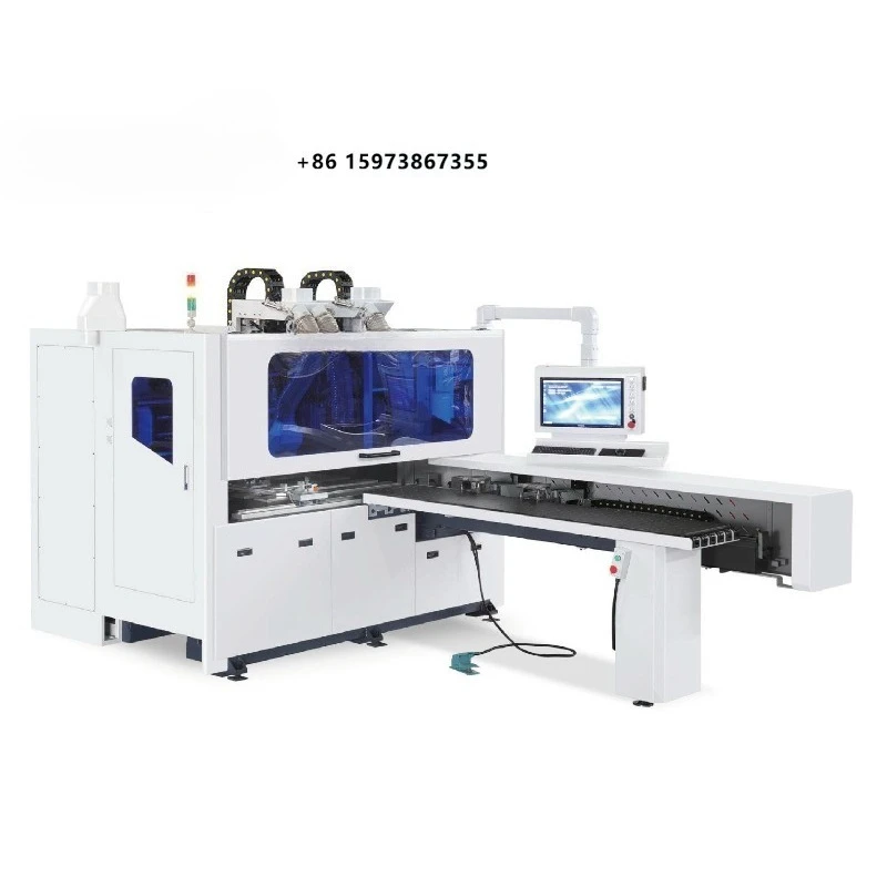 JIYU CD-612B China Manufacture Six Sides CNC Drilling Milling Machine for Cabinet Panel Furniture With Double Drill Packages