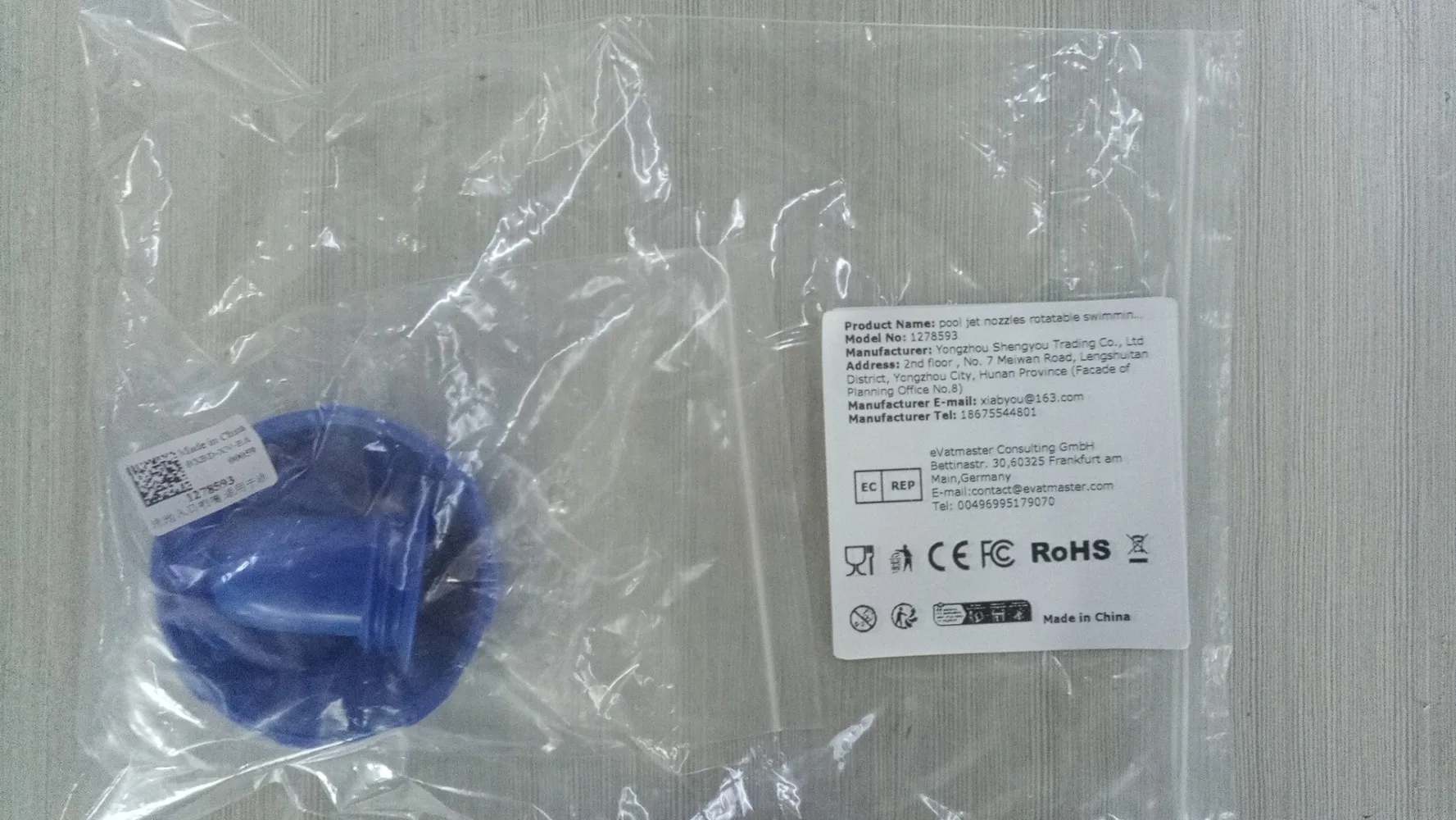 

1-10PCS Swimming Pool Return Jet Replacement for Intex Outlet Pool Nozzles Pool Accessory 360° Rotatable Pool Jet Nozzles