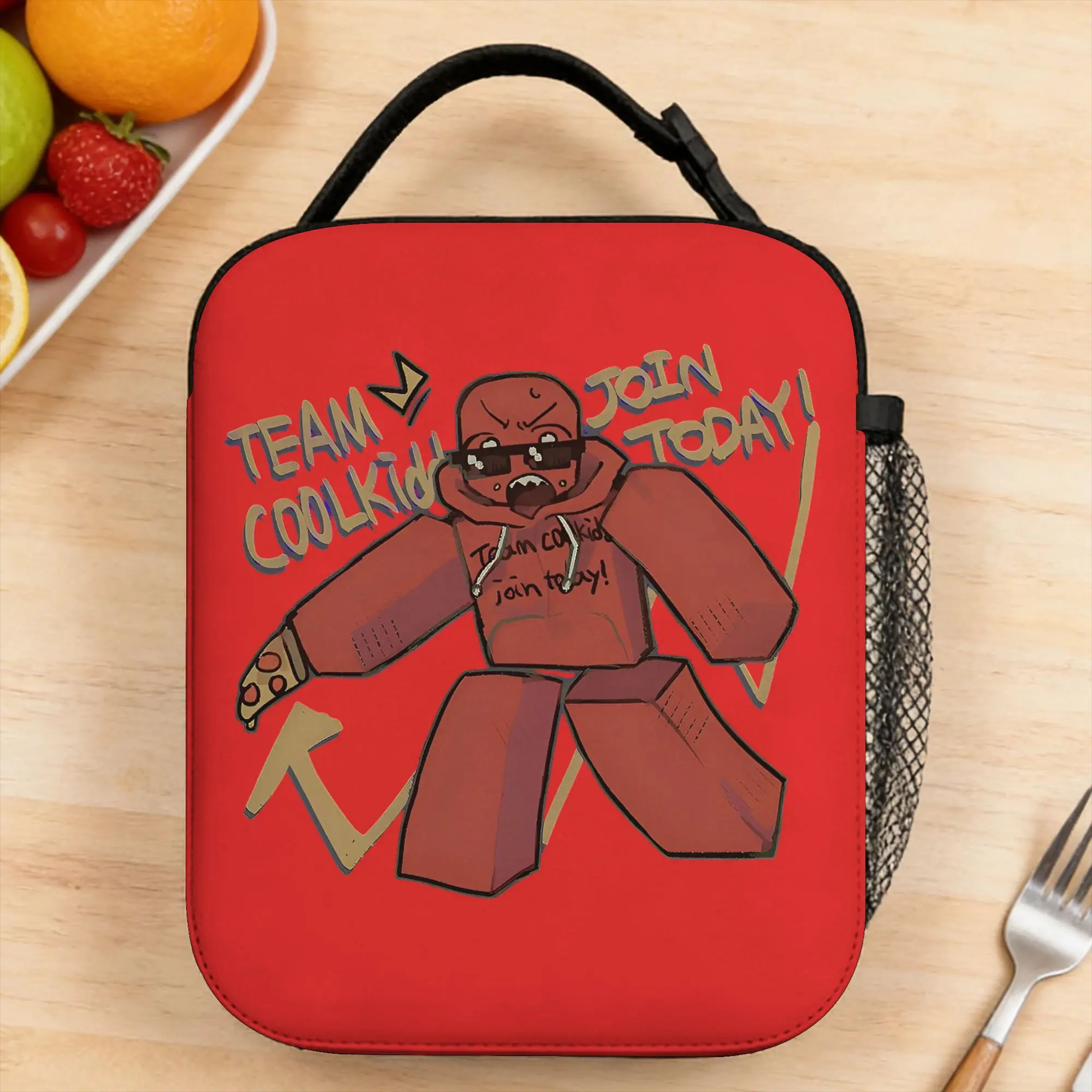 Blamed John Forsakens C00lkid Bluudude Forsaken Lunch Bag For Child  Outdoor Picnic Custom Lunch Box Waterproof Tote Food Bags