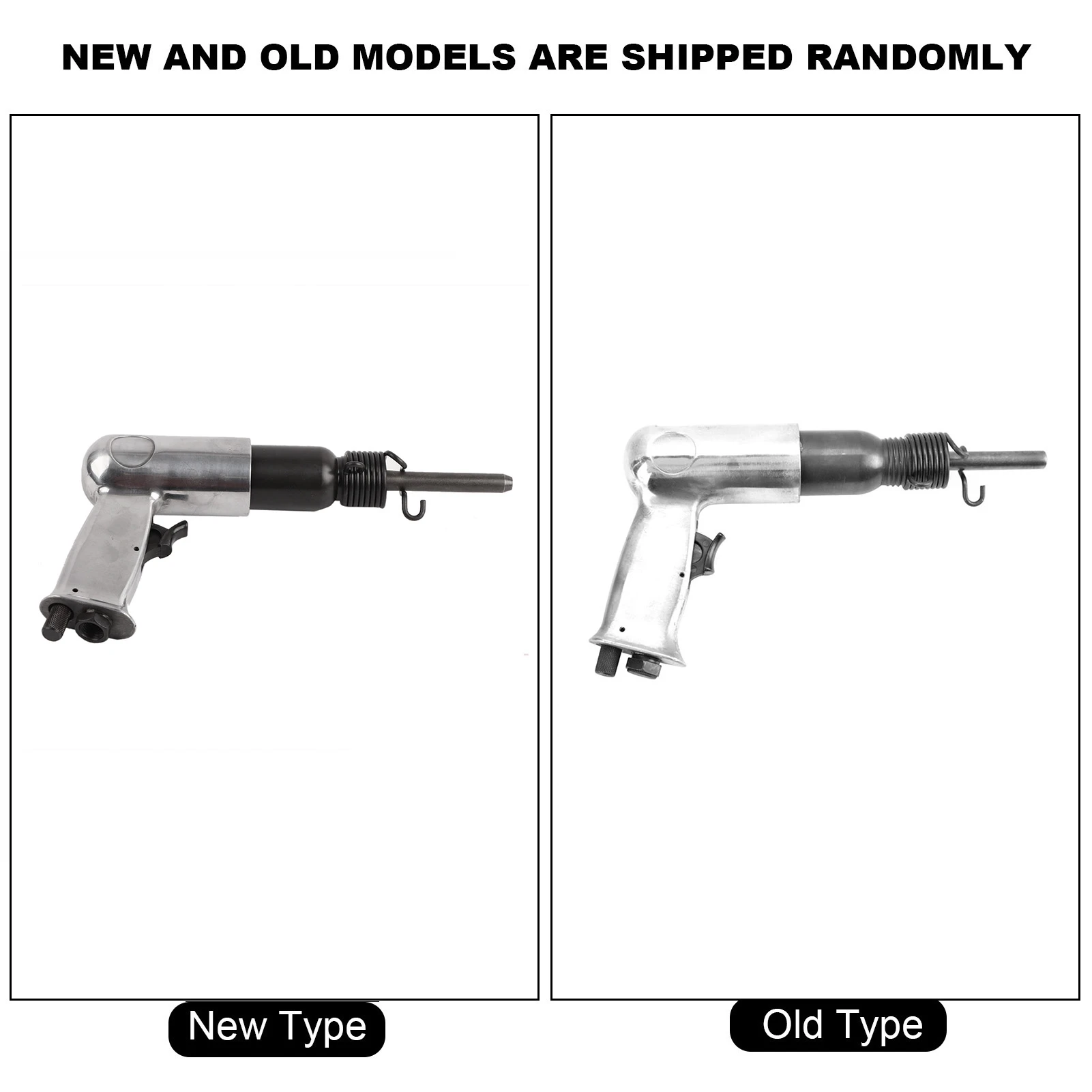 Pneumatic Rivet Gun, 190 Type Handheld Air Riveter Gun Round Head Pneumatic Riveting Tool 1/4" Inlet