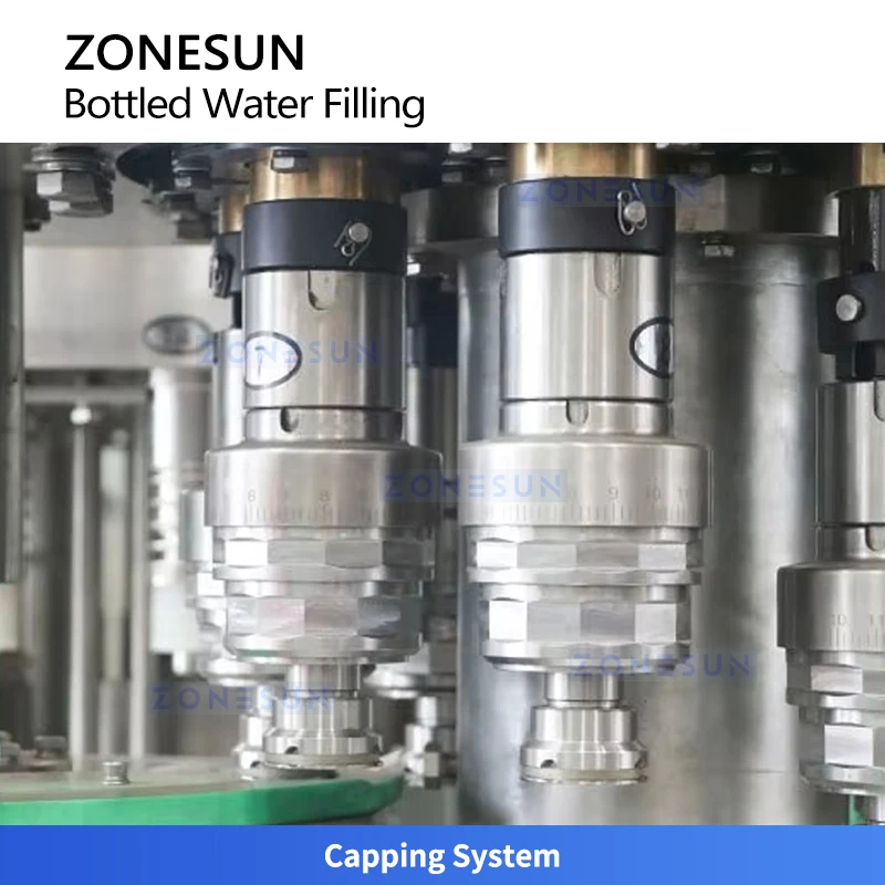 ZONESUN ZS-DWFC12 Máquina automática de enchimento e tampagem de água mineral Linha de engarrafamento monobloco