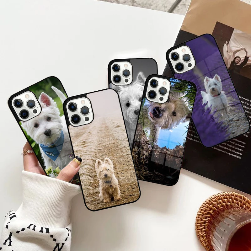 West Highland Terrier Westie Phone Case Magnetic for iPhone 15 16 14 13 Pro Max 11 12 Mini Magsafe Wireless Charging Cover