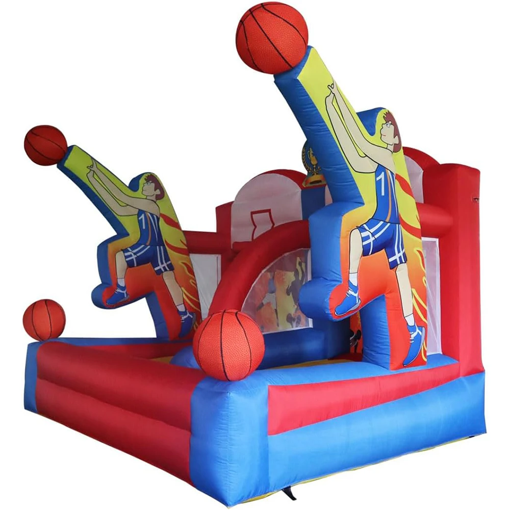 10' L x 13' W x 10' H Inflatable Basketball Hoop Shot Inflatable Party Basketball Game Adults Kids for Parties, Events, and Outd