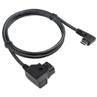 【LANO】 Cable DTAP a tipo C Cable de alimentación de batería de cámara Entrada de grifo D a salida USB C Línea de cable de carga para batería de montaje en V