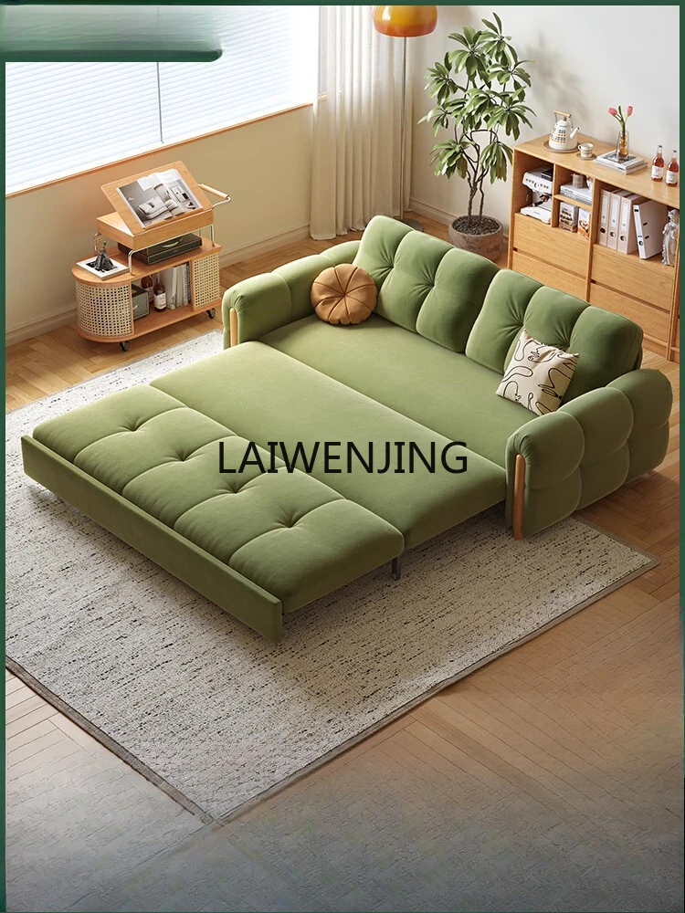 

MJY home log wind retractable folding sofa bed living room dual-purpose sofa bed storage