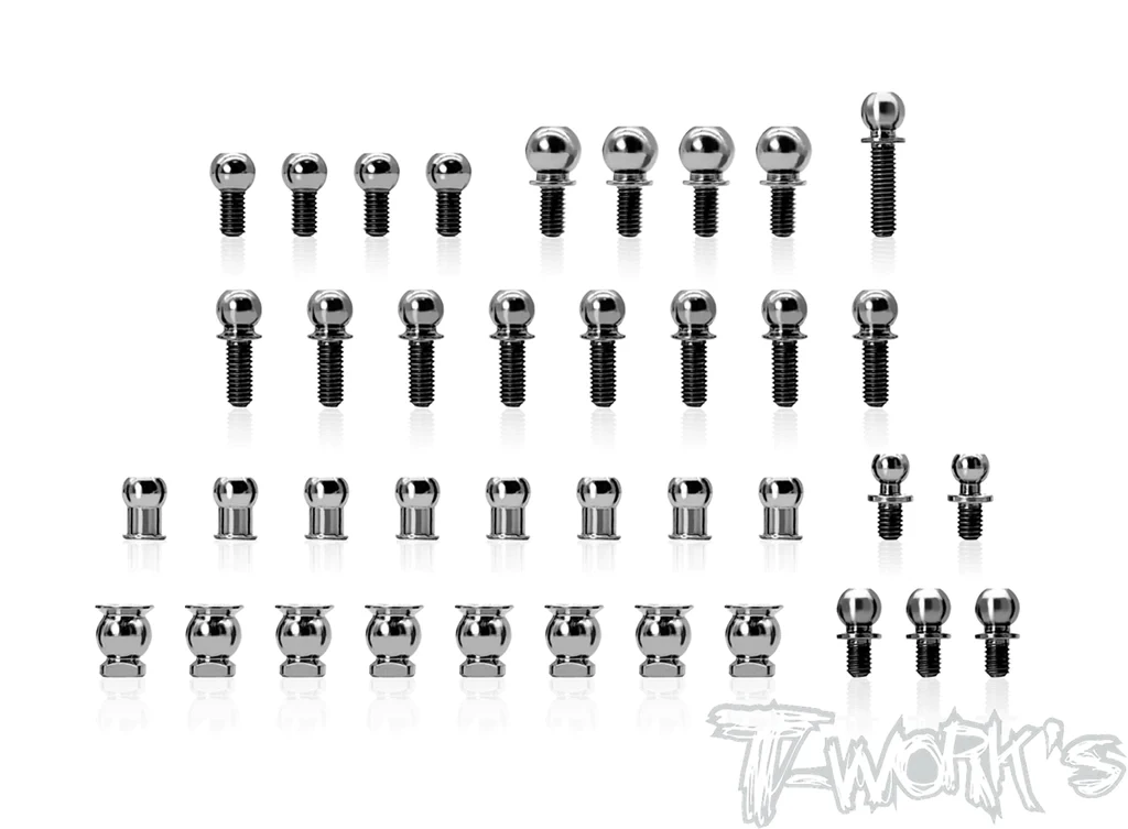 

Original T works TP-137 64 Titanium Ball End set ( For Xray X4 ) Professional Rc part