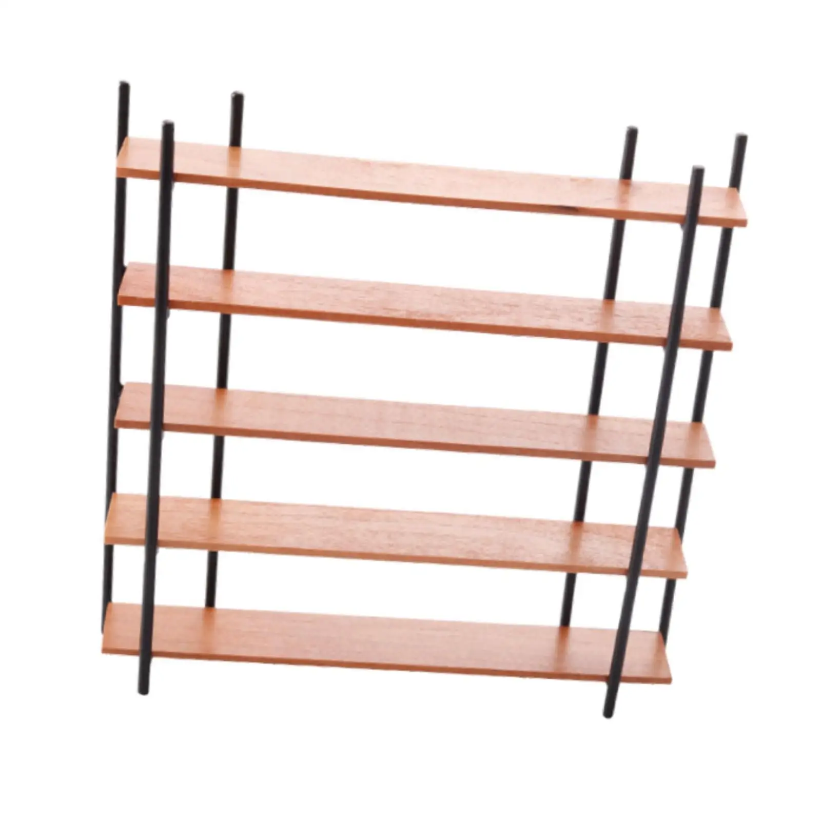 1:12 Scale Dollhouse Bookshelf Household Accessories Simulation Accessories Toy for Bathroom Home Bedroom Living Room Ornament