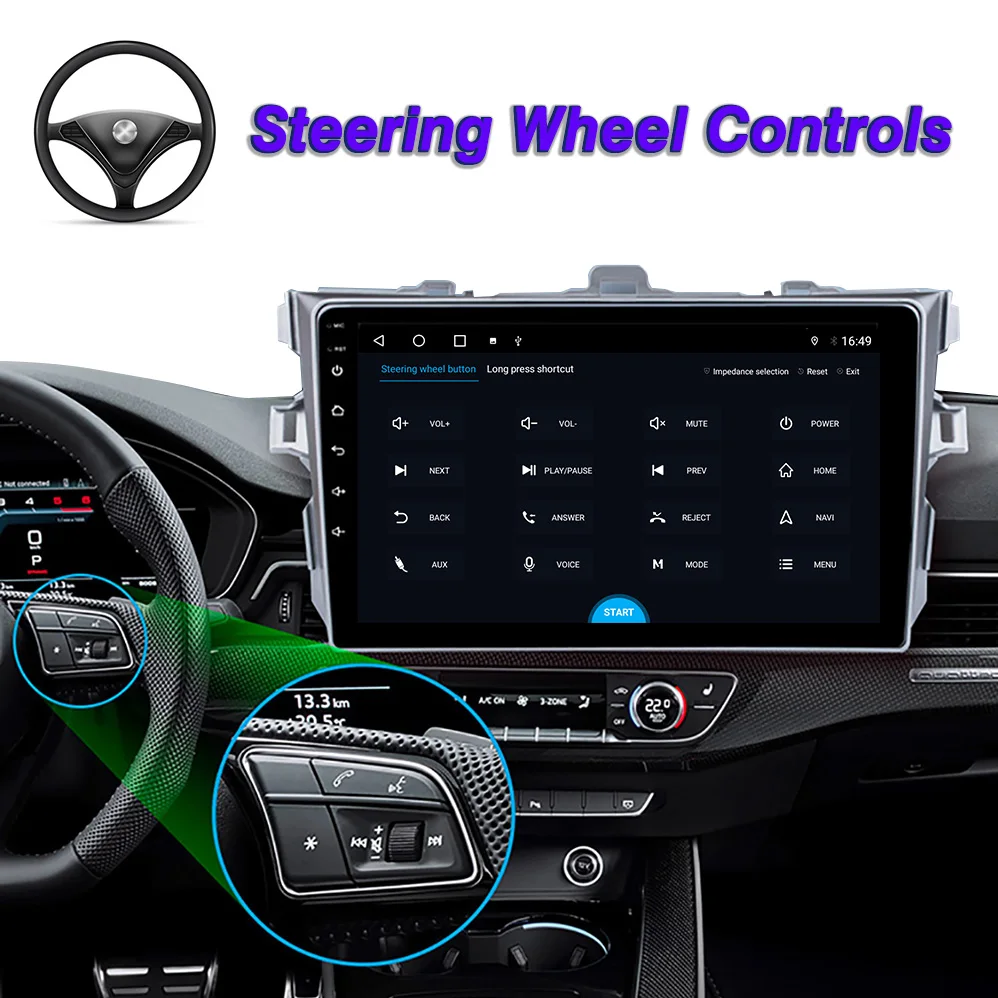 Qualcomm voor Alfa Romeo Giulia Stelvio 2015-2020 Android Autoradio 2Din Stereo Autoradio Multimedia Speler GPS Navi Head Unit