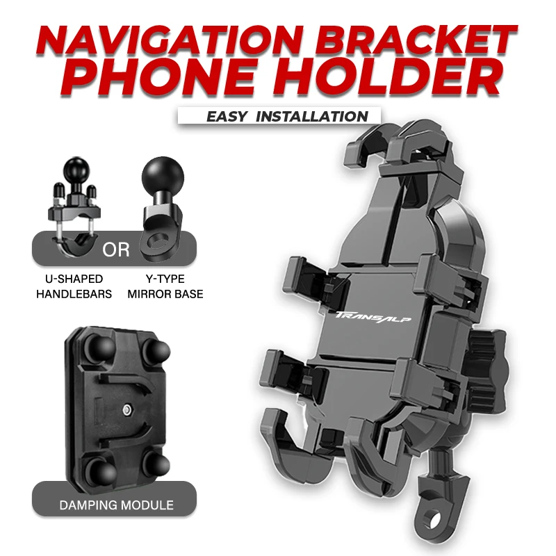 

Держатель для телефона на мотоцикле, навигационный кронштейн для верховой езды, противоударный для TRANSALP XL750 XL600 XL650 650 700 TRANSALP 750, аксессуары