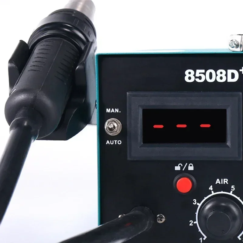 850 Air Pump Hot Air Gun Desoldering Station Digital Display Constant Temperature Maintenance Industrial Hot Air Welding Station image 5