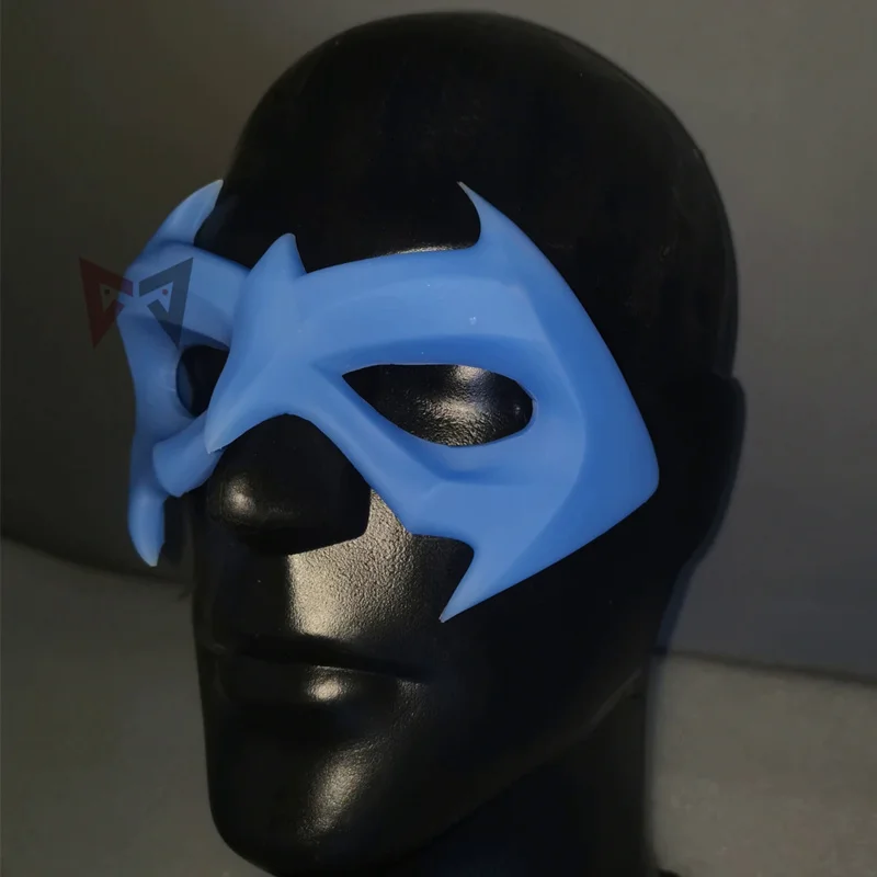 Asa Noturna Eye Patch Mask, Cosplay Prop, Cor Azul, Festa de Halloween, Natal, Novo