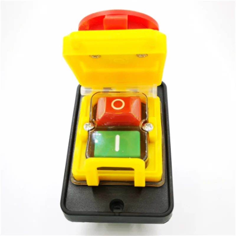 

CK5-11 AC250V 6-Pin Start Stop No Volt Release Push Button Switch Common to woodshop and Metalwork Machines