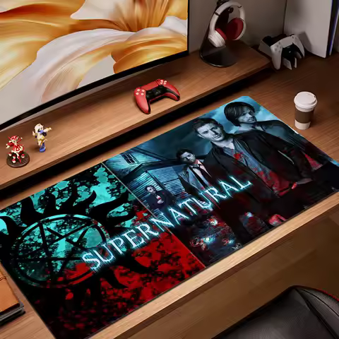 Large Alfombrilla Raton Mousepad L TV Supernatural Computer Gaming Accessories Non-slip Mouse Pad Tappetino Mouse Mausepad 30X90