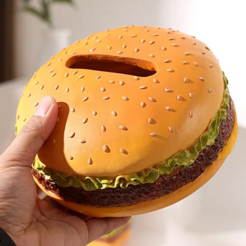 Burger Tissue Box Cover Car Tissue Box Fake Food Tissue Box Bread Model Car Fake Food Paper Storage Box Tissue Box Bread Model