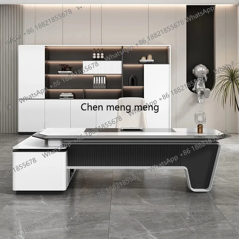 

Угловой офисный стол с тумбами для хранения, минималистичный дизайн, напольный офисный стол, рабочая станция, мебель для офиса