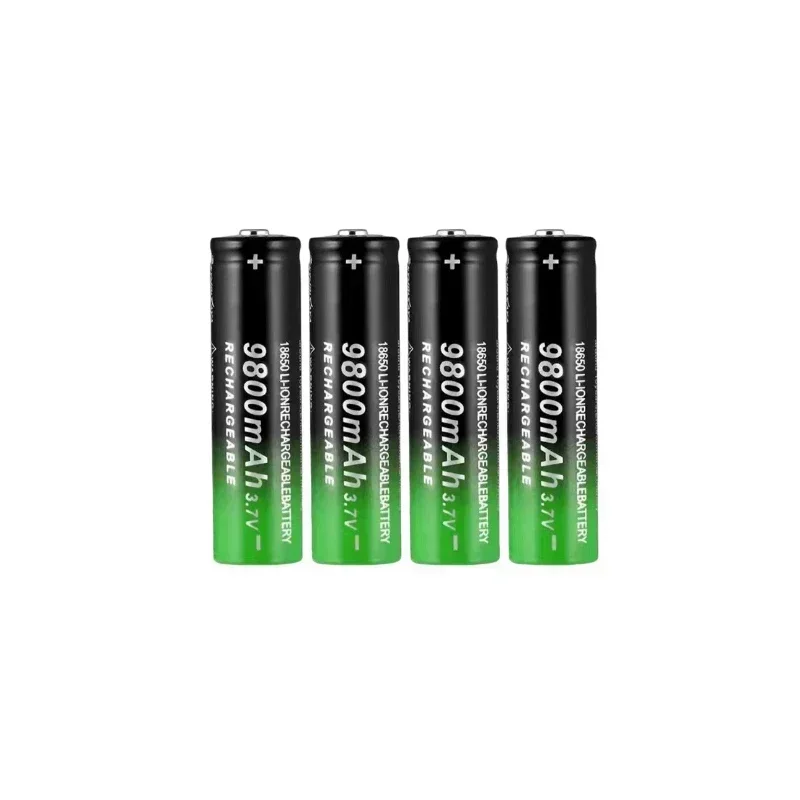 2/4/8/16/24PCS New Fast Charging 18650 Battery High Quality 9800Mah 3.7V 18650B Li-Ion Flashlight Batteries