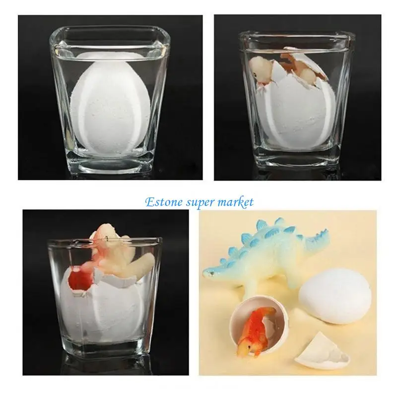 090B بيض الديناصورات بائحة 60 بكسل تماثيل دينو للفقر في المياه المفاجئة العلوم الجذعية تنمو الديناصورات للأطفال السحرية GI