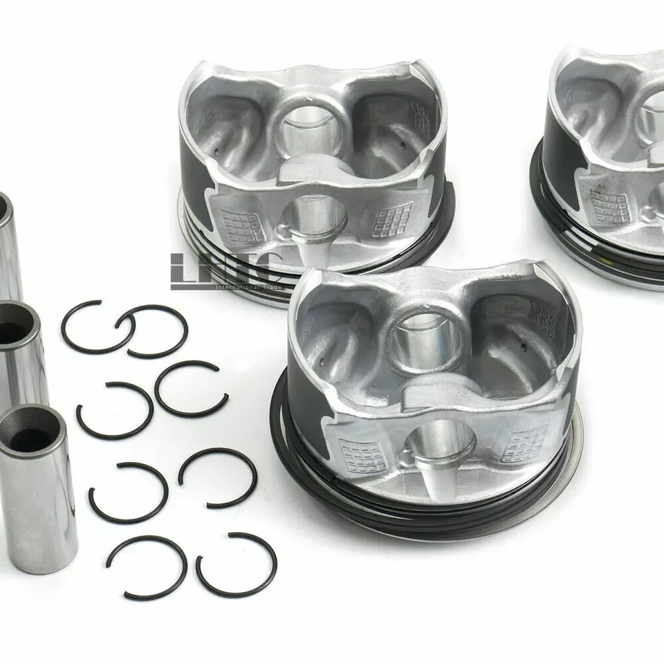 4 قطع مجموعة المكبس STD Ø84mm لسيارات BMW N42B20A N46B20A N45 E46 E90 E81 116i 316i OE #   11 25 7 562 453
