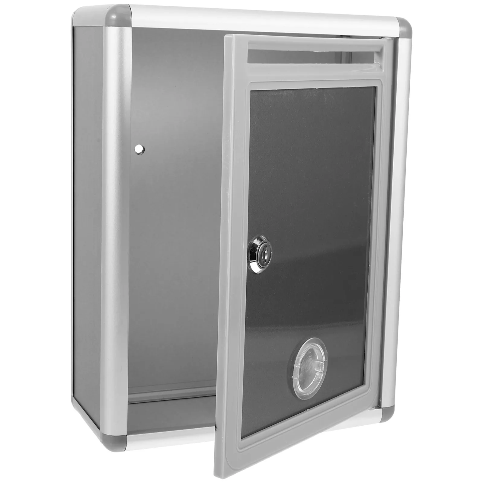 1Set Heavy Duty Wall Mount Letter Box Suggestion Mailbox Lockable Outdoor Indoor Use Fundraising Lottery Secure Storage Bin