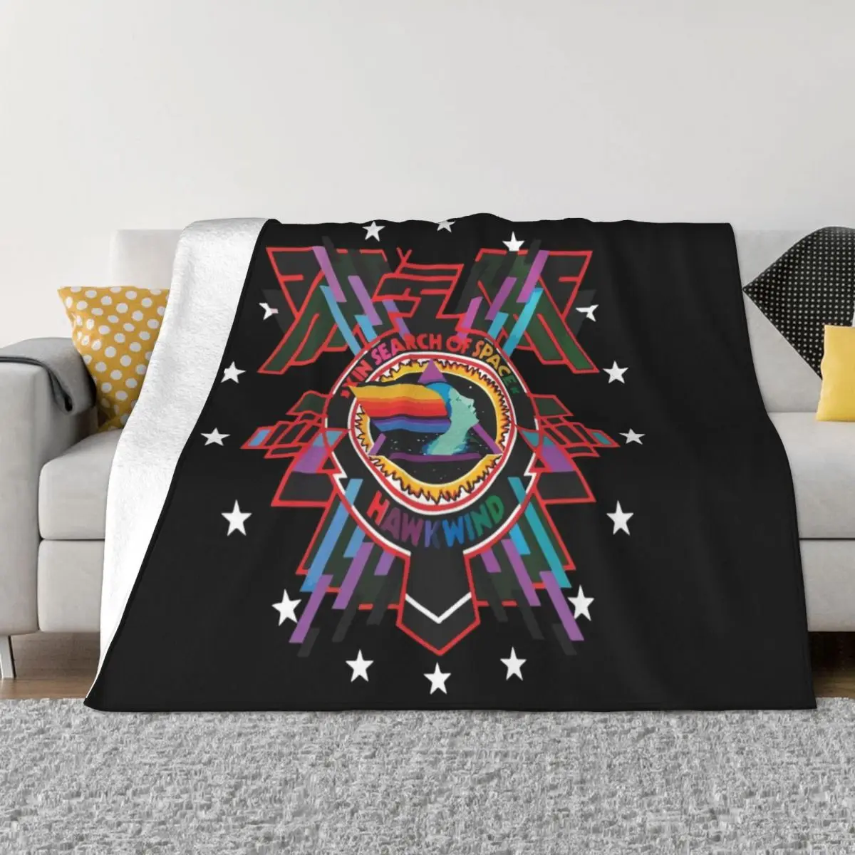 

Hawkwind – In Search Of Space Throw Blanket Soft Plush Plaid Hairy Blankets Luxury Thicken Blanket