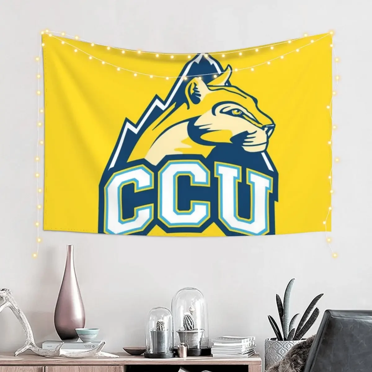 new Colorado Christian-Cougars Tapestry Aesthetic Room Decors Wall Decor Decor Home Tapestry