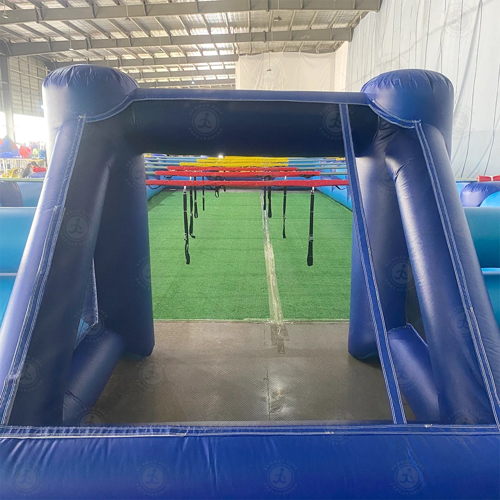 Attrezzatura per tornei di biliardino umano gonfiabile personalizzabile a prezzo di fabbrica per eventi aziendali