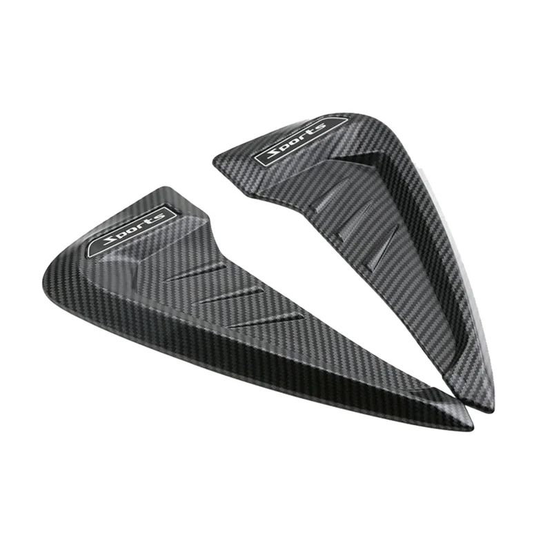 الجانب غطاء فتحة التهوية درابزين تدفق الهواء مدخل الكسوة سيارة الجانب الخارجي اكسسوارات الجناح الشارات التهوية تعديل التصميم #4