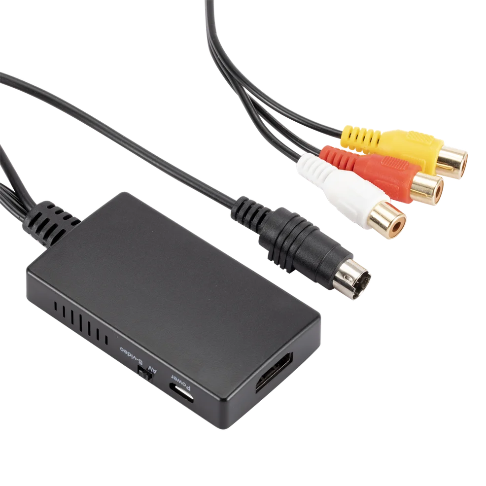 Convertisseur vidéo S-VIDEO AV pour HDTV DVD STB, compatible avec PS2/ PS3 1080P/720P CVBS AV SVIDEO RCA vers adaptateur compatible HDMI