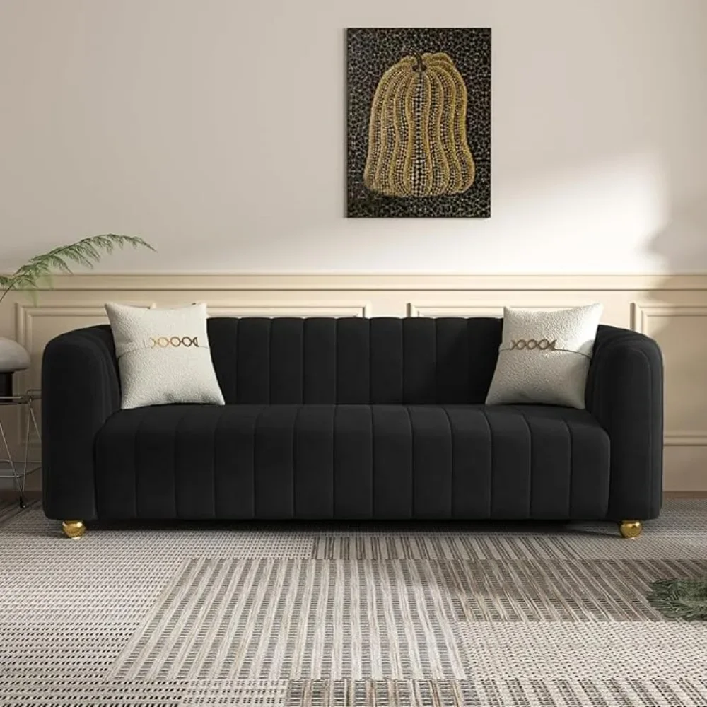 

Lambswool Sofa for Living Room, Luxury Loveseat Sofa Couch, for Apartment Bedroom Home Office