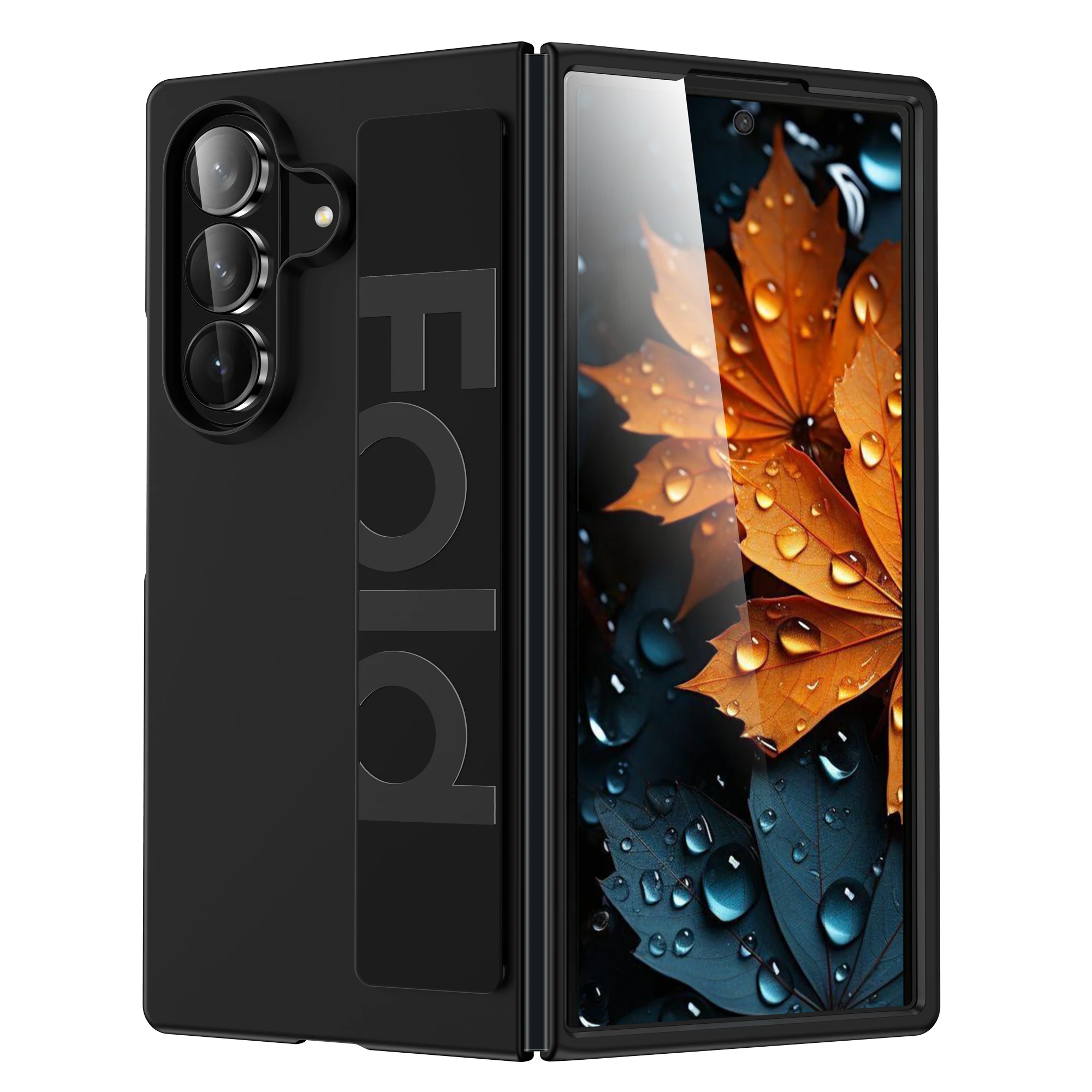Silikon-Handyhülle mit weichem elastischem Armband für Samsung Galaxy Z Fold 7, 6, 5, 4, 3, Fold6, Fold7, Handgelenkschlaufe, Sturzpräventionsabdeckung