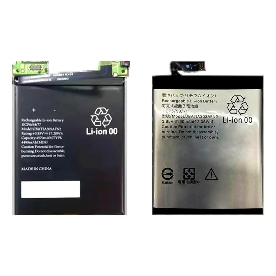 

Mobile Phone Battery Long Lasting UBATIA303AFN2 UBATIA305AFN2 3130-4570Mah For Sharp Aquos 2 Zero Lite 5G