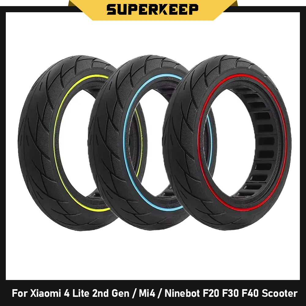 

10x2.125 Rubber Solid Tire for Ninebot F20 F30 F40 for Xiaomi 4 Lite 2nd Gen for Mi4 Scooter 10 Inch Puncture Proof 250x54 Tires