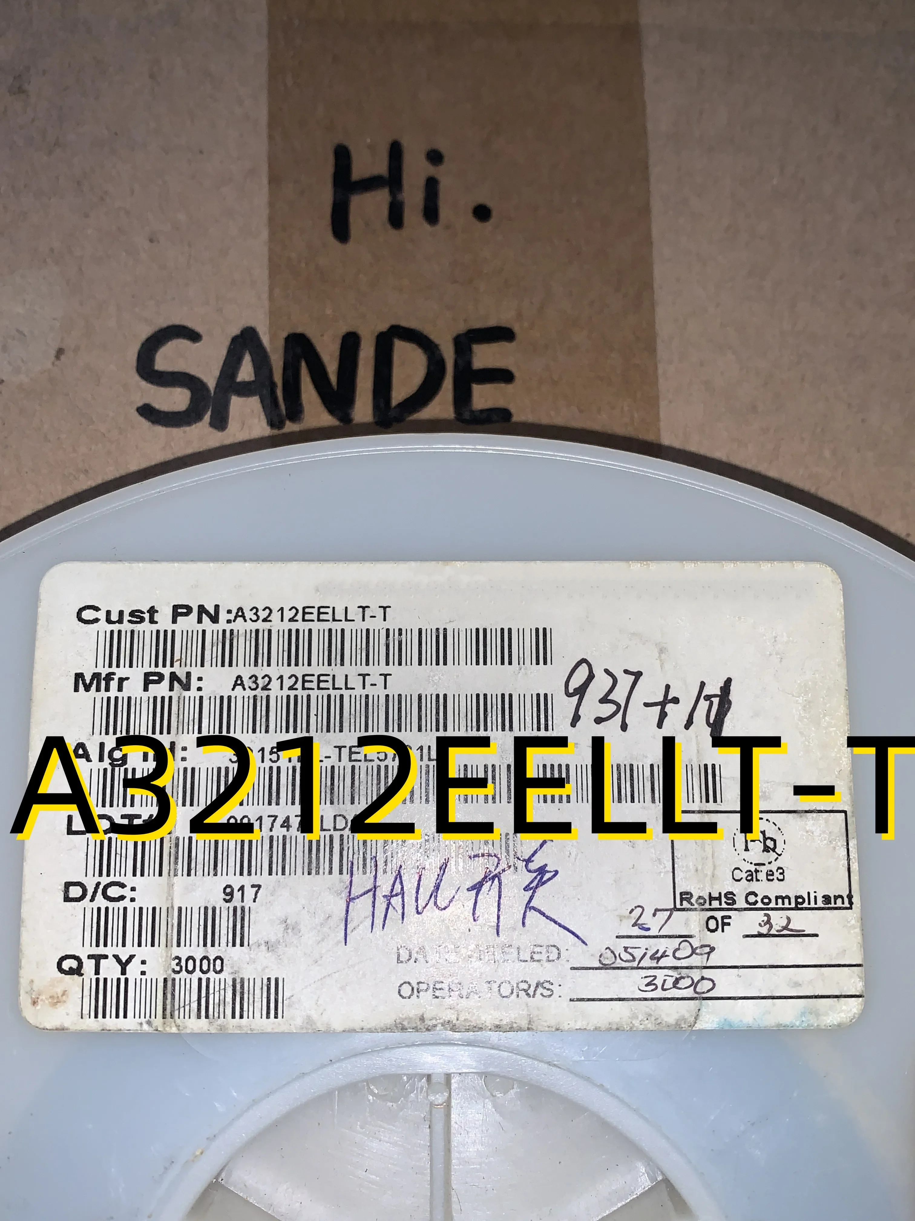 

10 шт. A3212EELLT-T