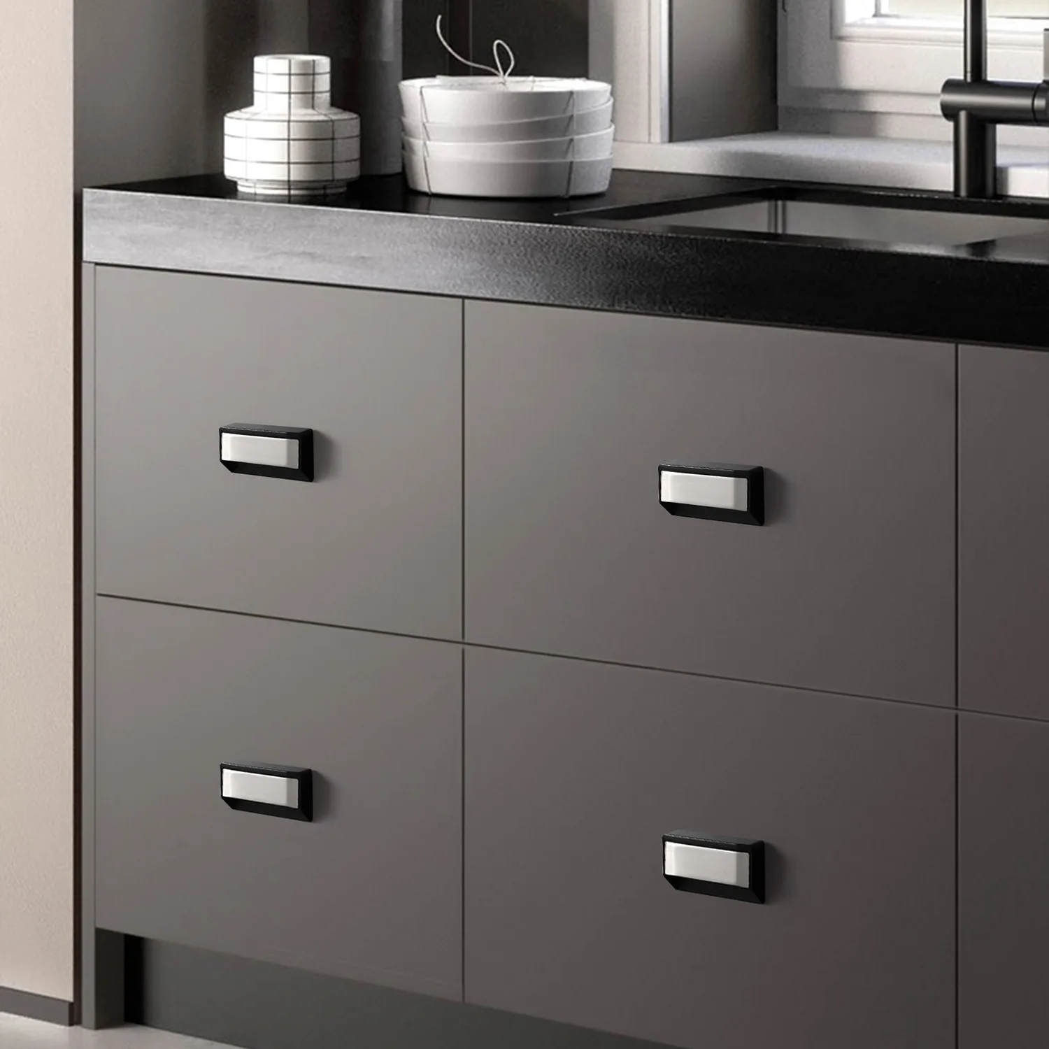 مقابض أبواب خزانة من سبائك الزنك، خزانة الأحذية، خزانة الملابس، الخزانة، مزالج أبواب الخزانة، مقابض الأثاث #4