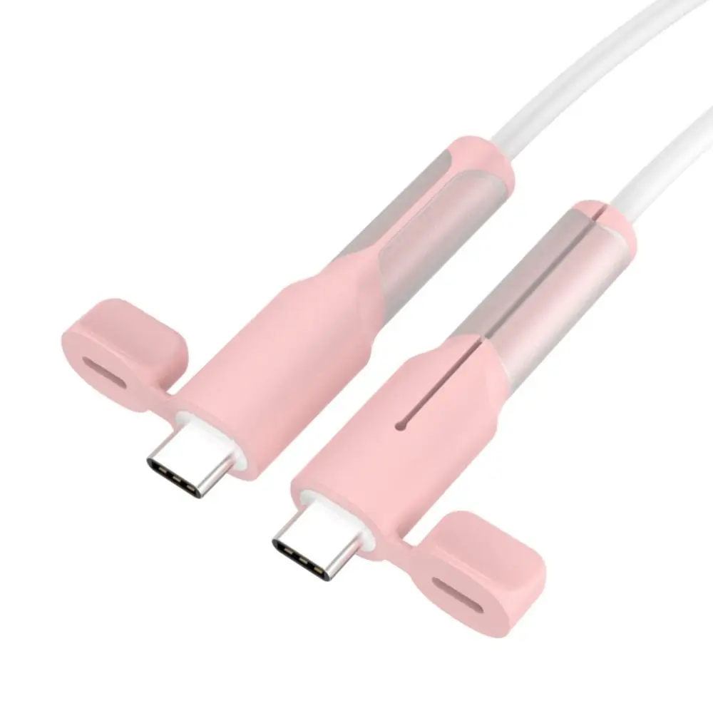 Type C Charger Cable Protector Silicone Cord Saver Charger Cable Protective Cap Data Line Dustproof Cover Silicone Cover