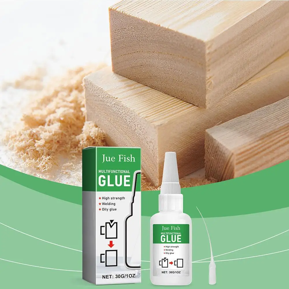 1/2pcs Jue Fish Multifunctional Adhesive Shoe Gule Wood Strong Adhesive Sol Transparent Waterproof Object Adhesive Adhesive E6r1