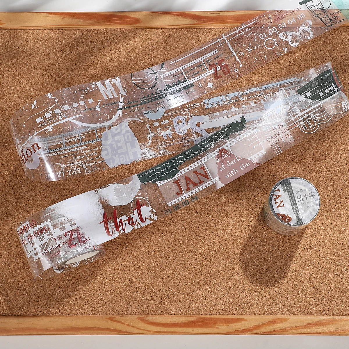 Multiple Specifications Green Apple Spring Garden Flower Landscaping PET Tape Creative DIY Journal Collage Stationery