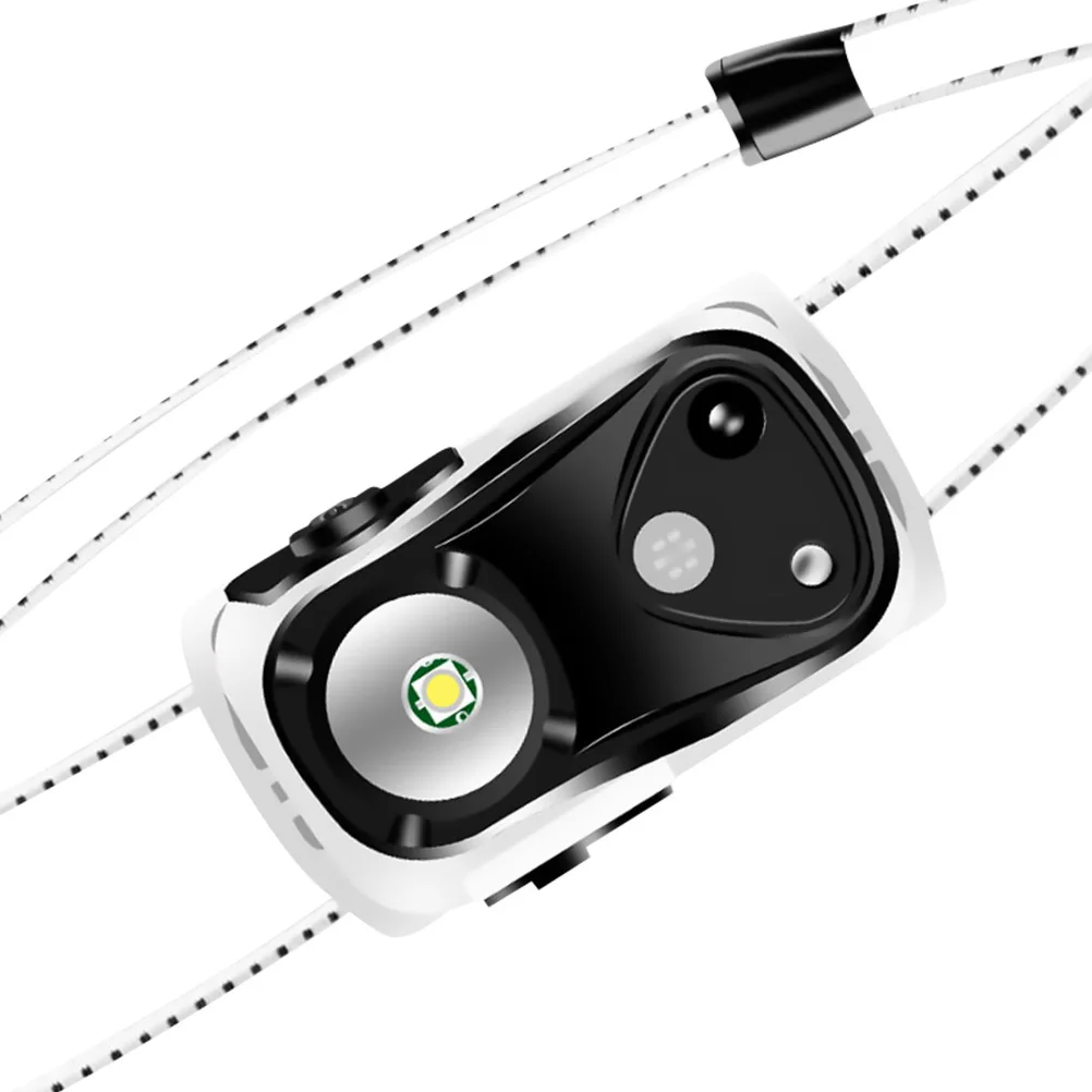 Faro ABS para exteriores, lámpara ajustable, Sensor de alto brillo, carga USB, resistente al agua, multifunción de 180 grados, para pesca y montar