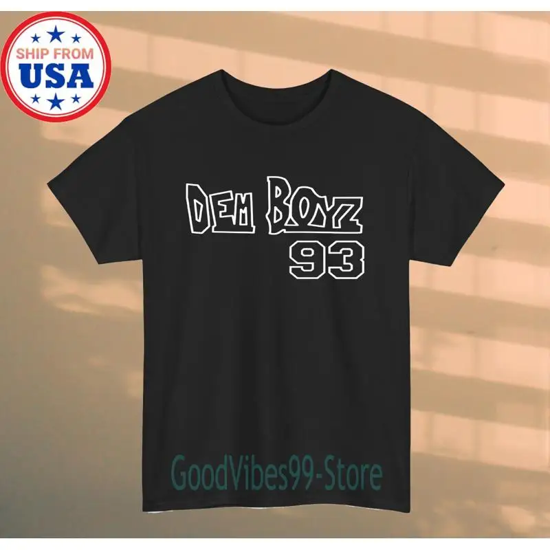 تي شيرت Dem Boyz 93 للرجال باللون الأسود مقاس S-5XL