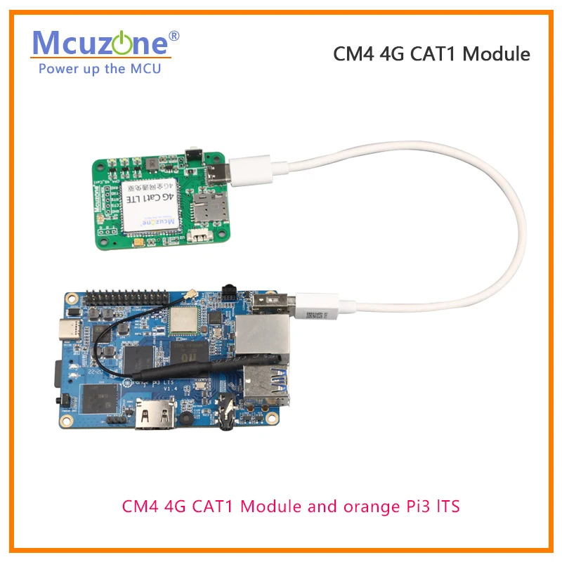 Imagem -05 - Módulo Cm4 4g Cat1 Driver de Framboesa Livre Nvidia Jetson Nano Orange pi Arm9 Uart ou Usb Comm Ubuntu Rpi Oslinux