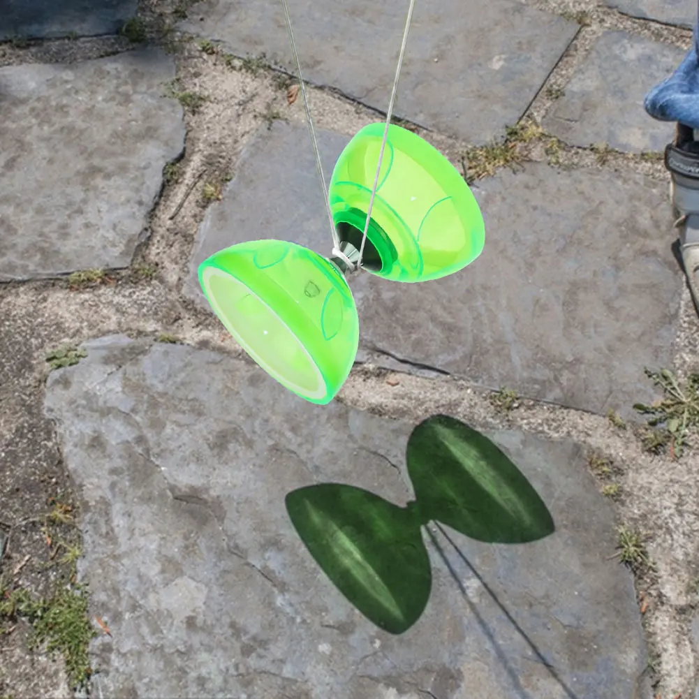 1set Professional Diabolo Yoyo Ball Chinese Diabolo Yoyo Bearing Fitness For Elderly Outdoor Indoor Agility Exercise