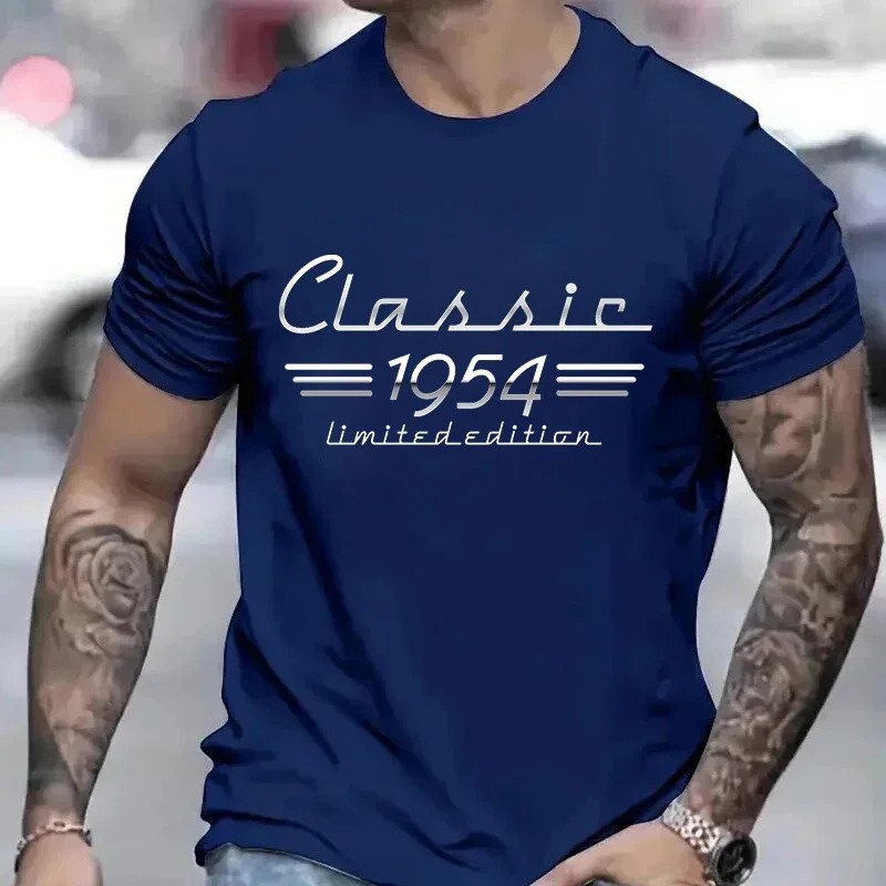 T Shirt for 70th Birthday Auto Owner Classic 1954 Car Lover Shirt Born in 1954 Tshirt 70th Retro Vintage Turning 70 Mechanic Tee