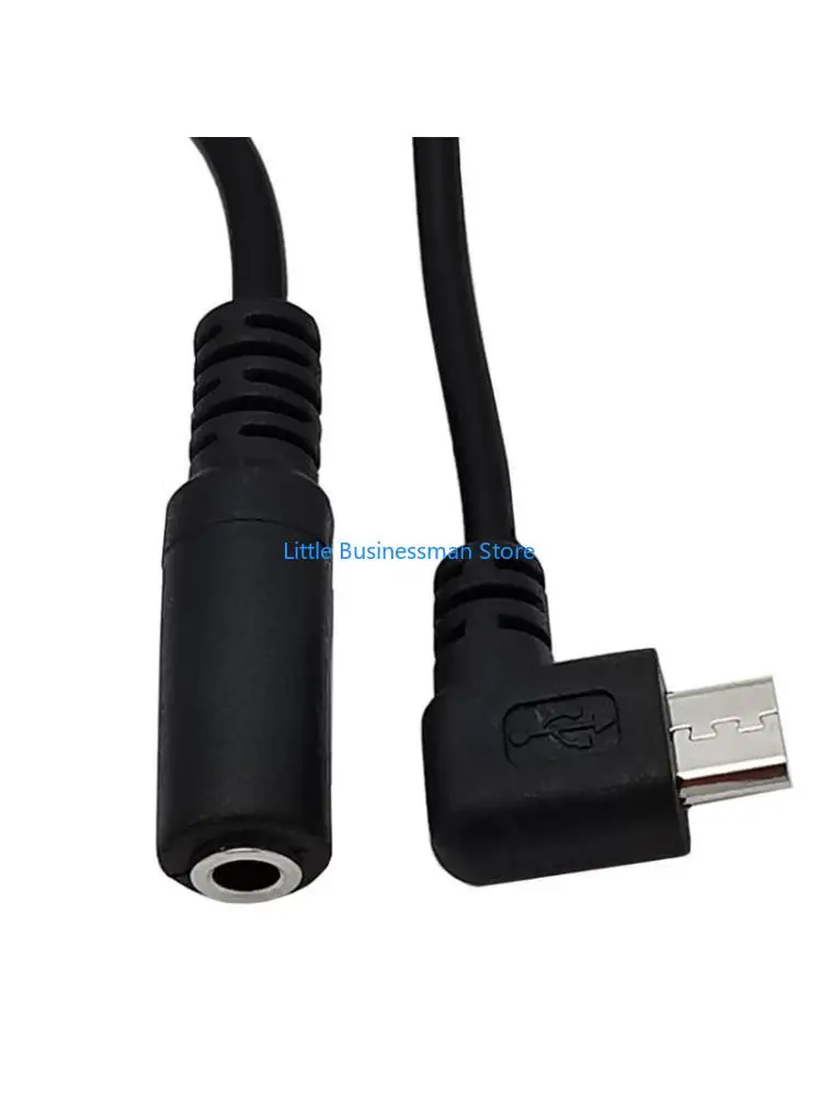 Durability Micro USB to 3.5mm Female Earphone Phone Cable 5 Pin Male Adapter Cable Wires Cord Repair part M76A