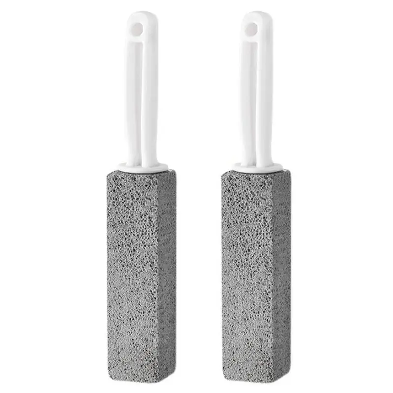 ABWR-2X Toilet Brush, Pumice Toilet Cleaning Brush Toilet Bowl Stains Yellow Dirt Pumice Stone Brush, Bathroom Crevice Brush