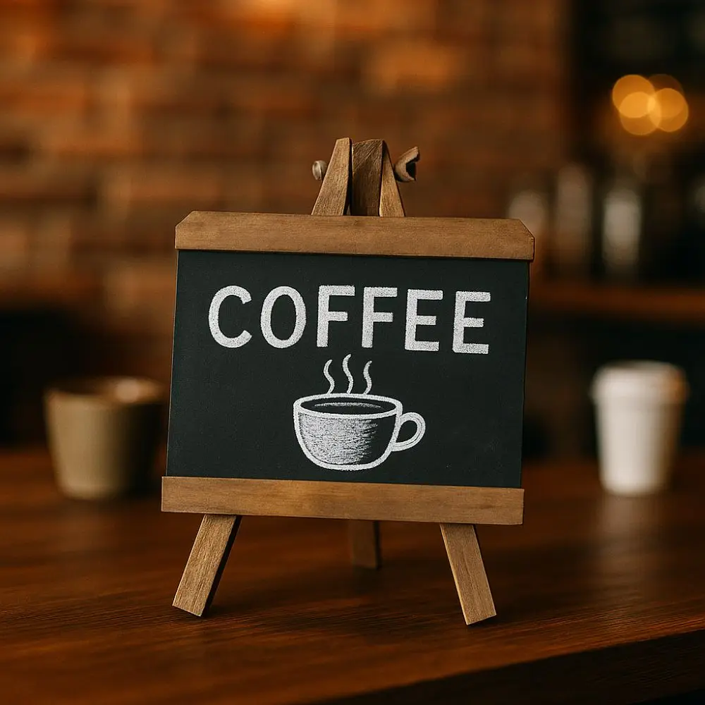 

Mini Retro Bar Chalkboard Collapsible Nordic Style Small Wooden Blackboard Writing Board Multi-Function Erasable Chalkboard