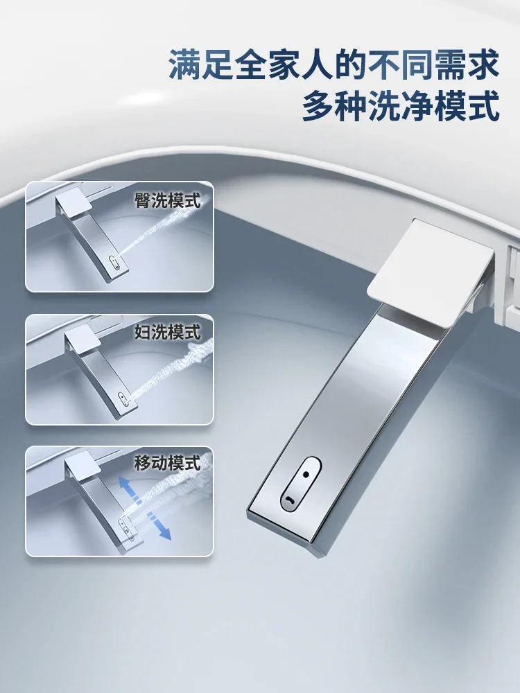Умная крышка для унитаза, универсальная Бытовая Автоматическая ополаскивающая крышка с постоянной температурой и функцией теплого воздуха