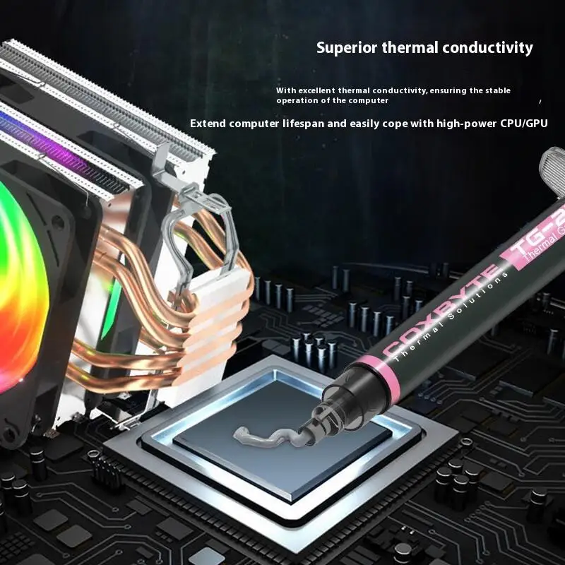 1 مجموعة الأداء الحراري موصل الشحوم لصق 13.8 واط/MK 2 جرام لعبة الكمبيوتر PS5 وحدة المعالجة المركزية GPU التبريد TG-25 الشحوم الحرارية #5