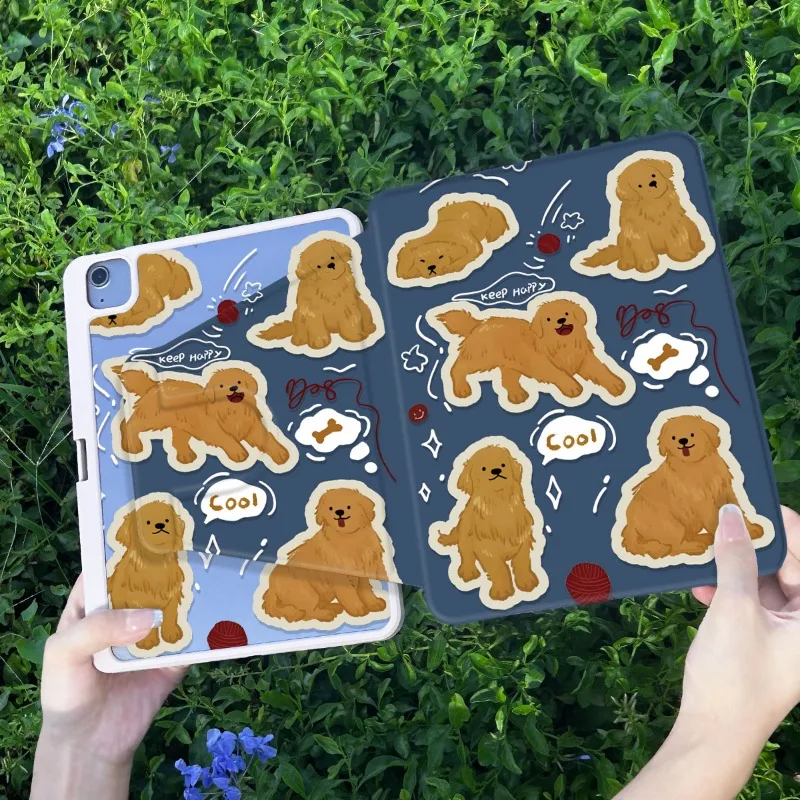 Funda para perro Golden Retriever Tablet 7 8 9th 10,2 Funda Pro 11 2020 Ipad 5th 6th Generación Funda para Ipad 10.a generación Pro 11